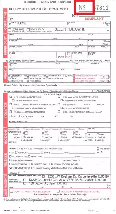 Image of a State citation